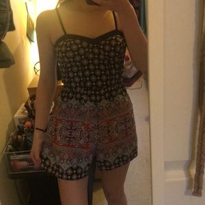 Aztec Printed Romper